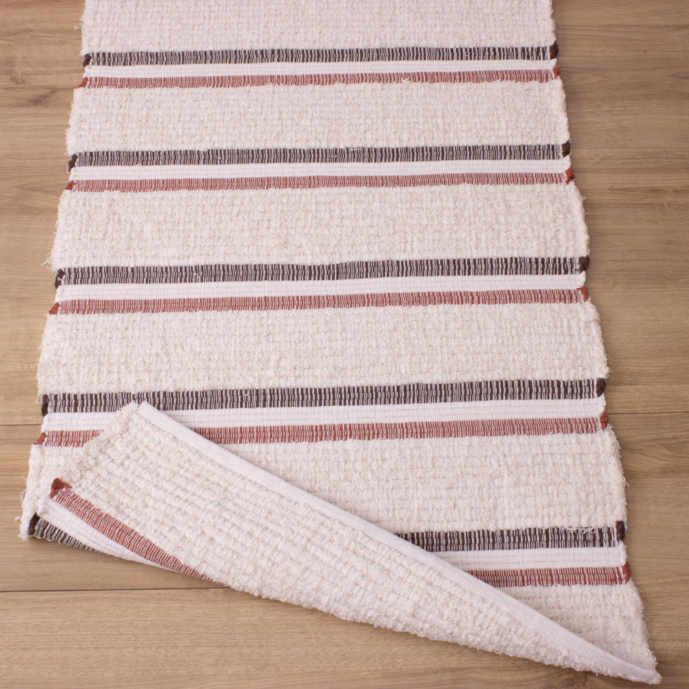 Tapete Beira Cama Jalapão 60x200 – Cru, Terracota e Café
