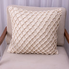 Capa de Almofada Macramê Corda Natural – 50x50 cm