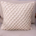 Capa de Almofada Macramê Corda Natural – 50x50 cm