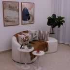 Kit com 4 Capas de Almofadas 43x43 - Botânico Terracota