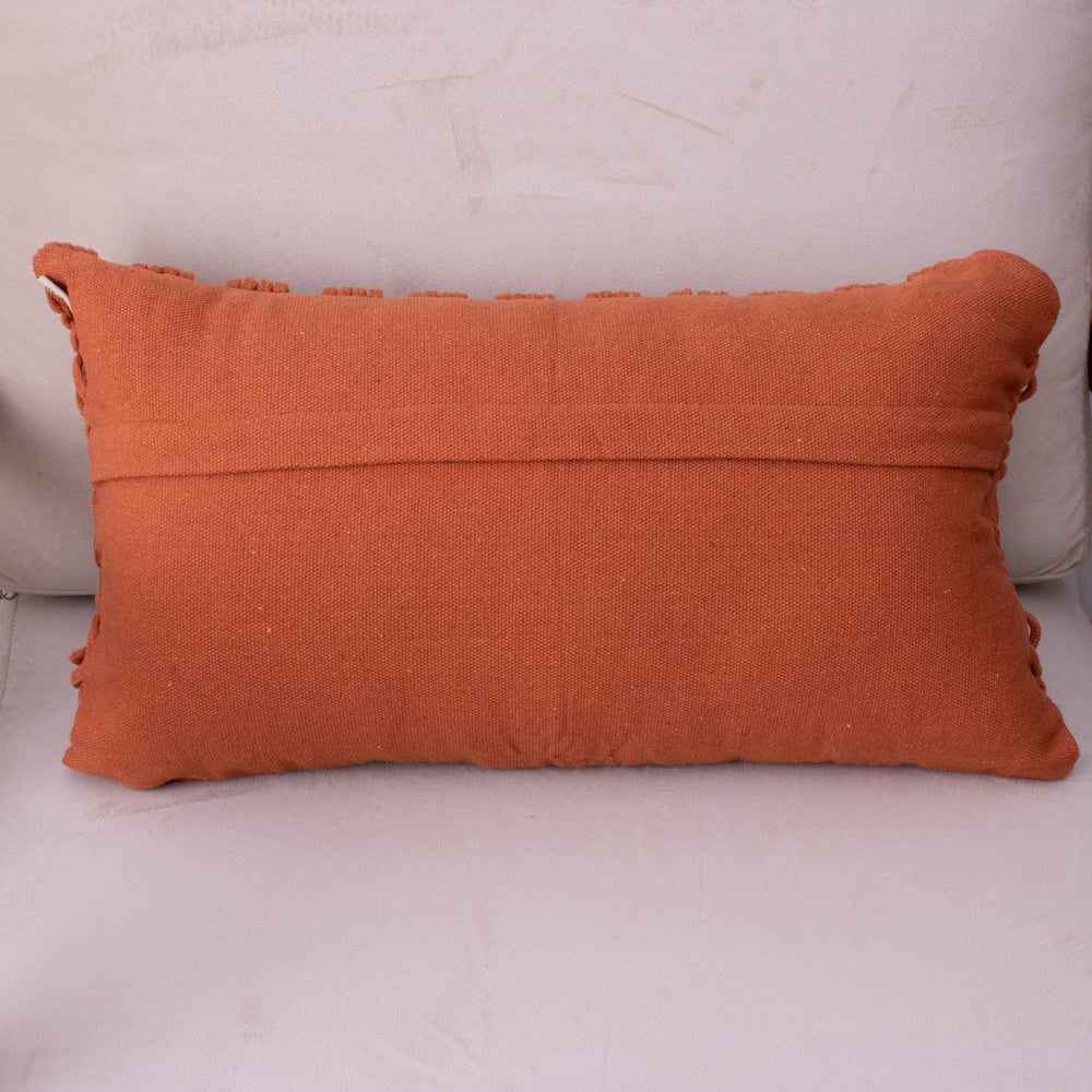 Capa de Almofada Macramê Terracota – 30x50 cm