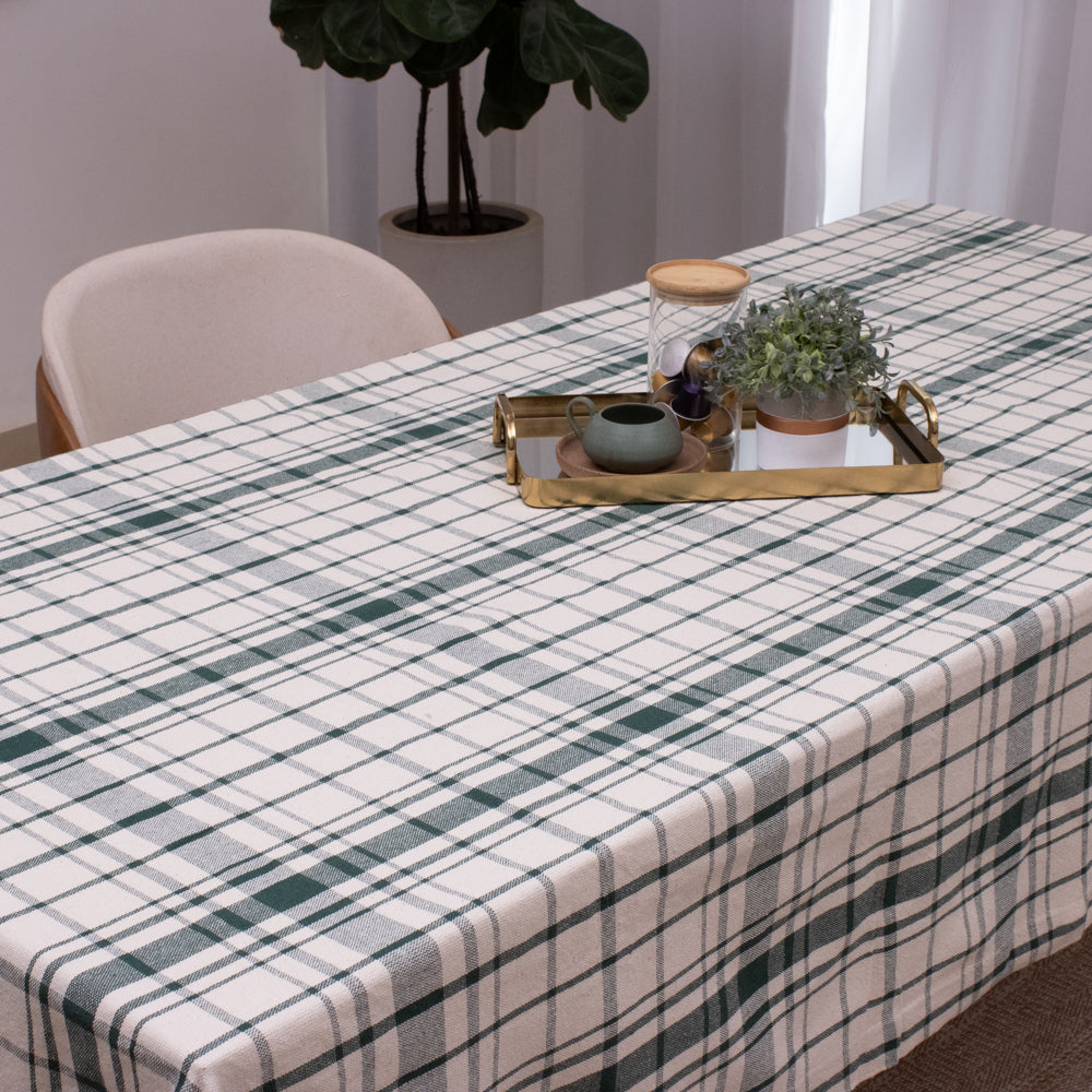 Toalha de Mesa Xadrez 1.40x2.50 m - Verde