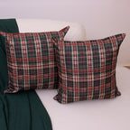 Kit com 2 Capas de Almofada Natalinas – Laços de Natal