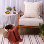 Tapete Beira Cama Jalapão 80x250 – Cru, Terracota e Café