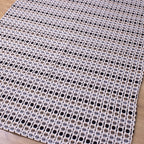 Tapete Beira Cama Indiano 70x140cm - Marrom e  Cru
