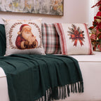 Kit com 3 Capas de Almofada Natalinas – Noel Vintage