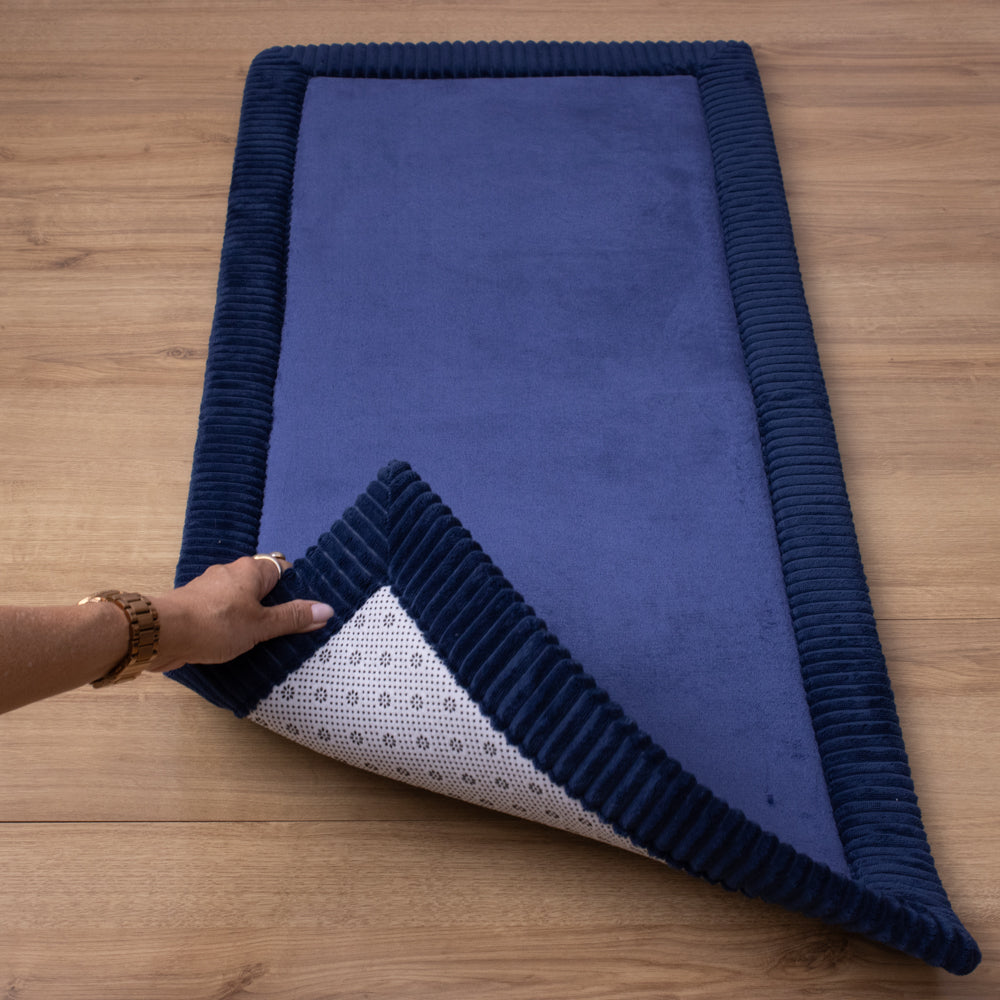 Tapete de Banho Secagem Rápida 50 x 1,20 - AZUL