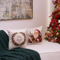 Kit com 2 Capas de Almofada Natalinas – Doce Natal