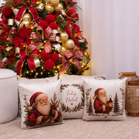 Kit com 3 Capas de Almofada Natalinas – Clássico Noel