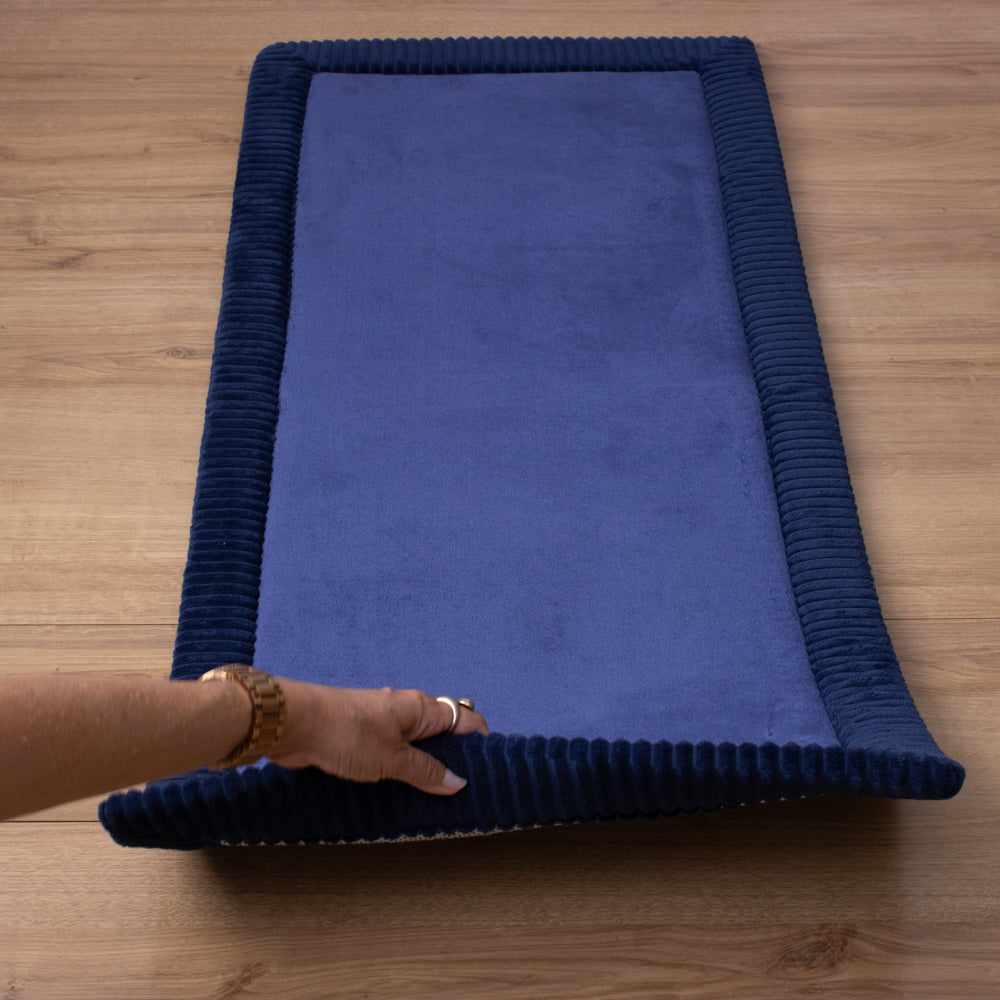 Tapete de Banho Secagem Rápida 50 x 1,20 - AZUL