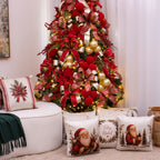 Kit com 3 Capas de Almofada Natalinas – Clássico Noel