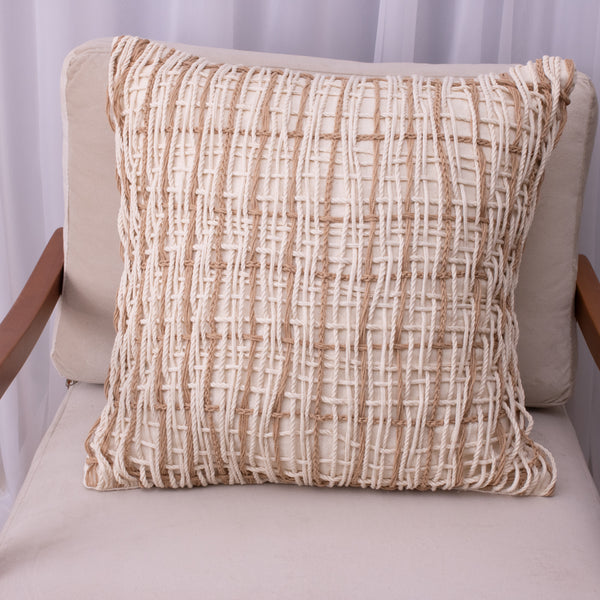 Capa de Almofada Trama Natural – 50x50 cm