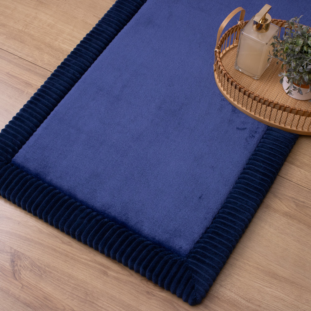Tapete de Banho Secagem Rápida 50 x 70 - AZUL