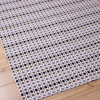 Tapete Beira Cama Indiano 70x140cm - Marrom e  Cru