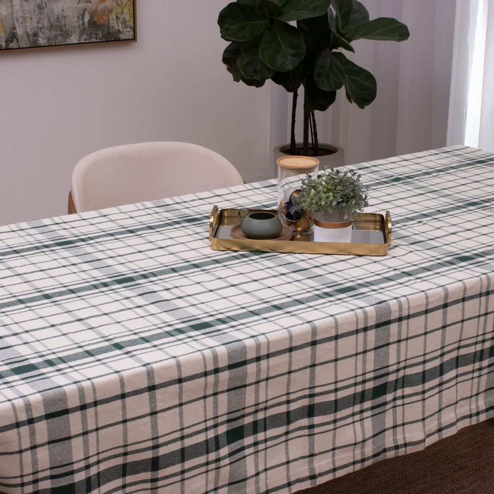 Toalha de Mesa Xadrez 1.40x2.50 m - Verde