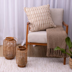 Capa de Almofada Trama Natural – 50x50 cm
