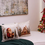 Kit com 2 Capas de Almofada Natalinas – Natal Aconchegante