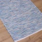 Tapete Beira Cama Maré 60x200 – Azul