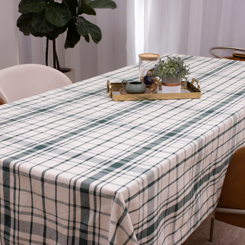 Toalha de Mesa Xadrez 1.40x2.50 m - Verde