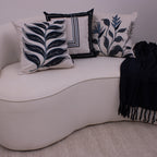 Kit com 3 Capas de Almofadas 43x43 - Azul Elegance