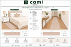 Tapete Beira Cama Maré 80x300 – Azul