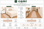 Tapete Beira Cama Maré 80x250 – Azul