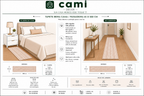 Tapete Beira Cama Serena 65x200cm - Bege