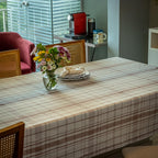Toalha de Mesa Xadrez 90x90 m - Rosé