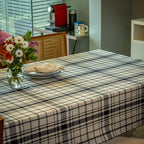 Toalha de Mesa Xadrez 1.40x2.50 m - Preta