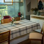 Toalha de Mesa Xadrez 1.40x2.50 m - Preta
