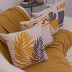 Kit com 4 Capas de Almofadas 43x43 - Linho Geométrico e Floral