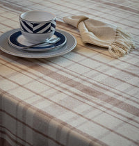 Toalha de Mesa Xadrez 90x90 m - Rosé