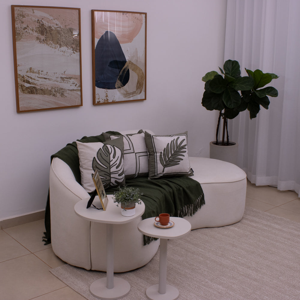 Kit com 3 Capas de Almofadas 43x43 - Verde Elegance