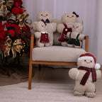 Almofada Natalina GingerBella com Bordado e Aplicação