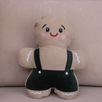 Almofada Natalina GingerBen com Bordado e Aplicação