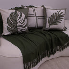 Kit com 3 Capas de Almofadas 43x43 - Verde Elegance