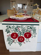 Caminho de Mesa Joy Bordado 40x180 cm