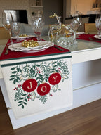 Caminho de Mesa Joy Bordado 40x180 cm