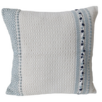 Capa Almofada Melissa em algodão 45 x 45  Azul