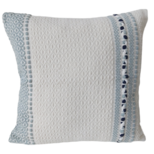 Capa Almofada Melissa em algodão 45 x 45  Azul