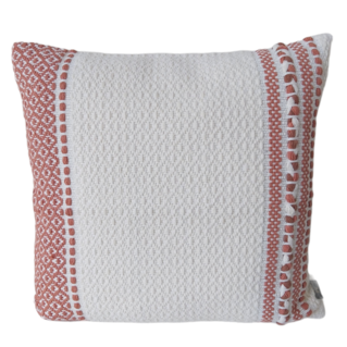 Capa Almofada Melissa em algodão 45 x 45  TerraCota