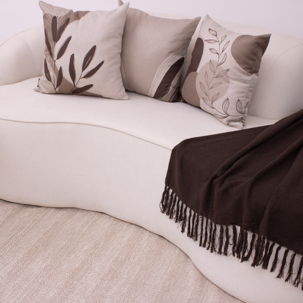 Kit com 3 Capas de Almofadas 43x43 - Natural Elegance