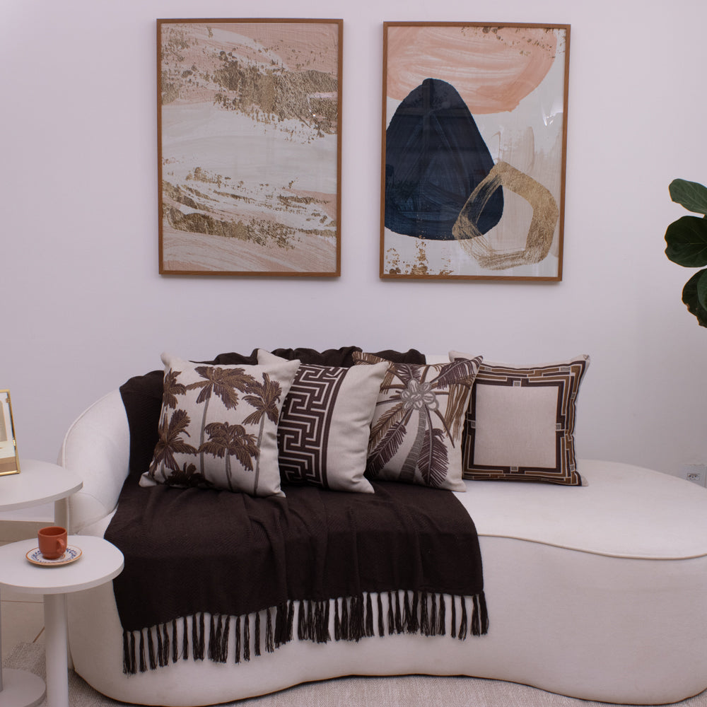 Kit com 4 Capas de Almofadas 43x43 - Tropical Chic