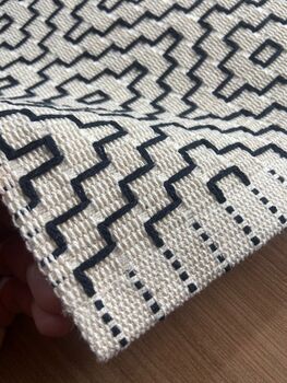 Tapete Beira Cama Cairo 75x140cm - Preto