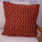 Capa de Almofada Trama Terracota – 50x50 cm