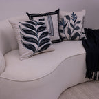 Kit com 3 Capas de Almofadas 43x43 - Azul Elegance