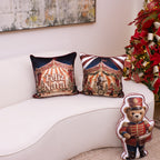 Kit com 2 Capas de Almofada Natalinas – Natal em Cena