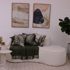 Kit com 3 Capas de Almofadas 43x43 - Verde Botanique