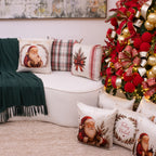 Kit com 3 Capas de Almofada Natalinas – Noel Vintage