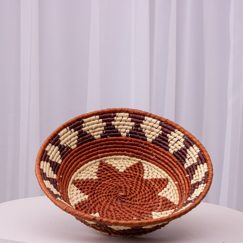 Fruteira Indígena em Fibra Tucumã - Redonda